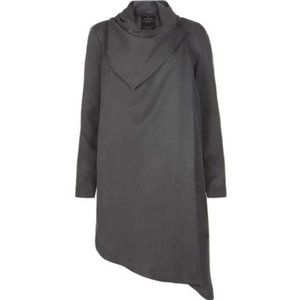 NWT All Saints Hoxton Monument Coat Gray Sz. 4